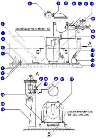 Шпилька м12-8gх50.46 ГОСТ 22032-75 1.1215.017