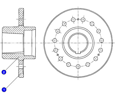 Ступица 3536.22.00.311