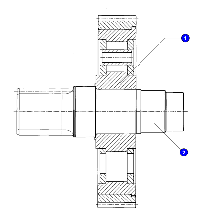 Вал-шестерня 3572.05.10.201