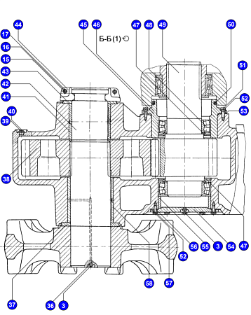 Подшипник 3003156 ГОСТ 5721-74 107.00128