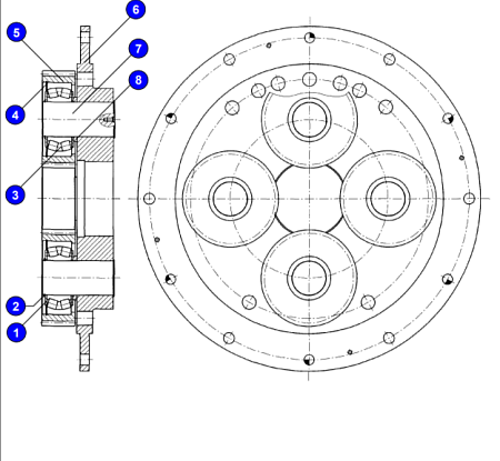 Подшипник 3630 ГОСТ 5721-75 107.00135