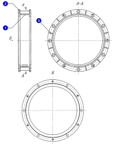 Фланец 3536.19.00.173