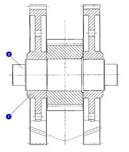 Блок шестерен 3532.10.01.300