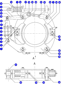 Гайка м24-6н.04 ГОСТ 5916-69 .1519.042