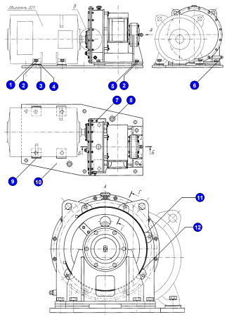 Болт м16-6gх45.48 ГОСТ 7798-70 206010991