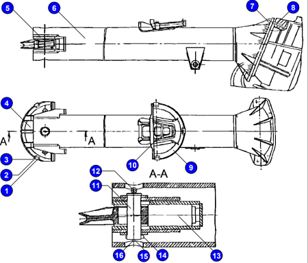 Рым-болт м16.019 ГОСТ 4751-73 1.1997.023