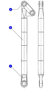 Балка правая 3536.12.00.110