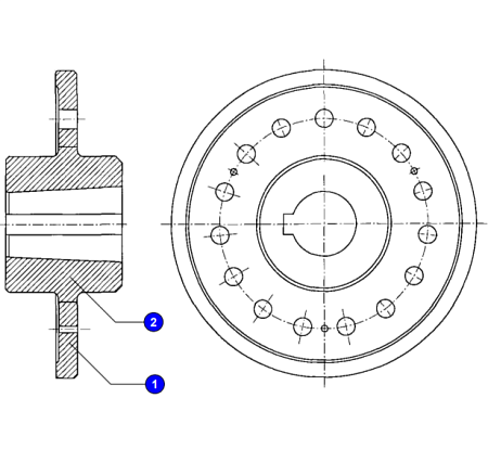 Ступица 3536.22.00.111