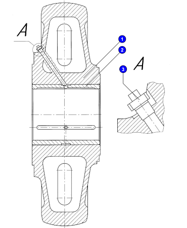 Колесо опорное 3536.05.02.101