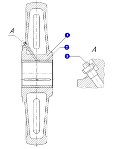 Колесо натяжное 3536.05.02.300