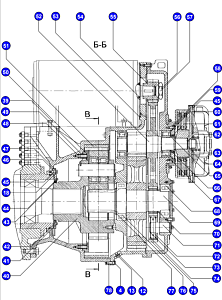 Болт 3м30-6gх70.46 ГОСТ 7796-69 1.1053.518