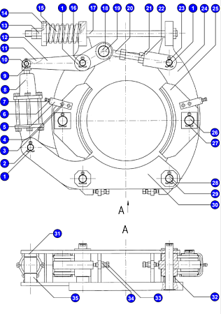 Винт в.м12-6gх45.22н ГОСТ 1482-83 1.1301.342