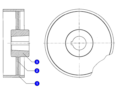 Шкив 3536.58.00.140