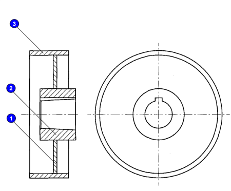 Втулка 3536.09.00.143