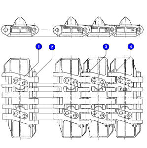 Звено гусеничная 3519.05.03.000