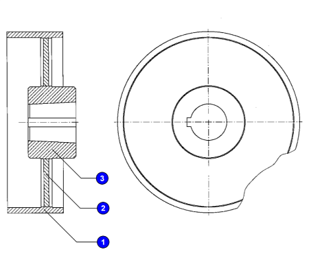 Оболочка резинокордная реверсивная эм 630х210 неразъемная ту 2527-021-06961775-96 570004053