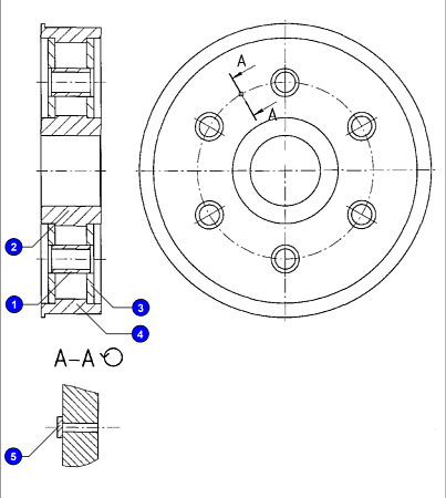 Вал промежуточный 3536.22.01.050