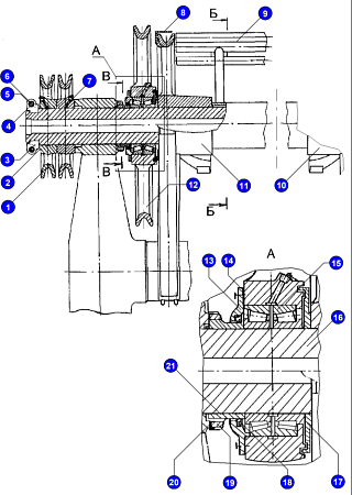 Манжета 1.1-300х340-1 ГОСТ 8752-79 / ост 38 05146-78 1.2720.94.000