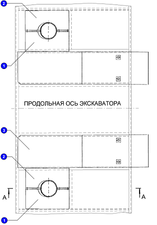 Установка кожухов на кузове 3536.00.07.000