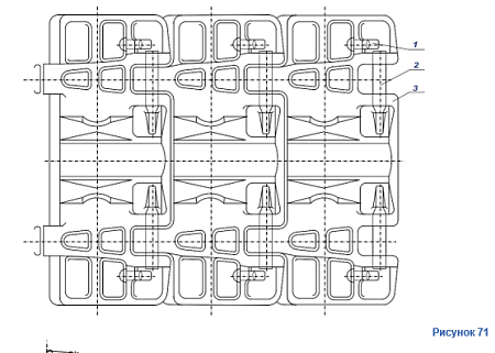 Звено гусеничное 1080.34.01