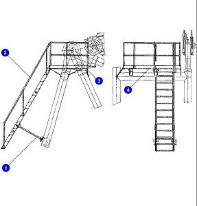 Площадка двуногой стойки 3536.20.00.000
