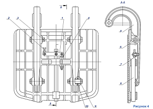 Рычаг засова 1080.02.101CБ