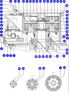 Гайка м90х3 3519.11.08.019