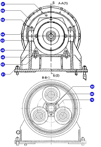 Болт м42-6gх180.46 ГОСТ 7796-69 1.1022.732