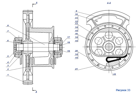 Вал барабана 1085.20.425-1CБ