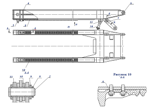 Корпус рукояти с рейками 1085.04.100-1CБ