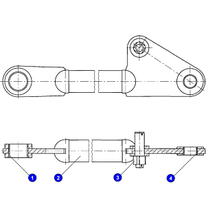 Подкос правый 3536.24.00.250