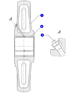 Привод хода правый 3572.05.11.000-01