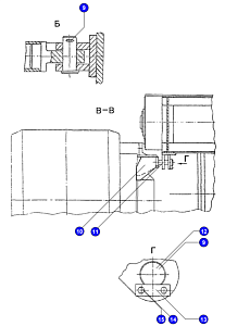Кронштейн левый 3572.28.00.060